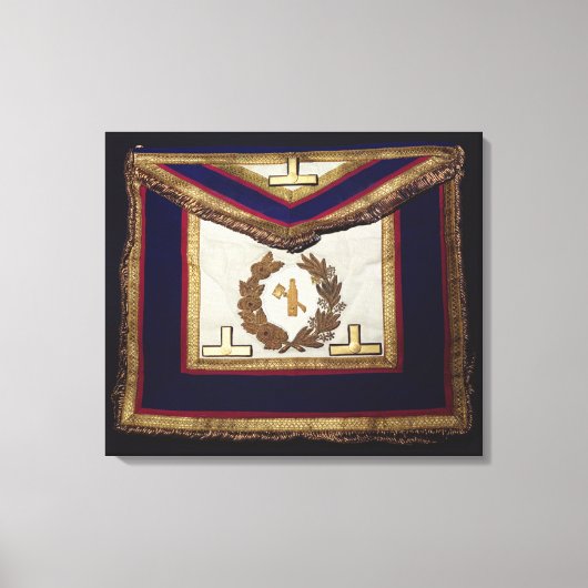 Masonic Regalia van de Orde van Turijn Canvas Afdruk (Voorkant)