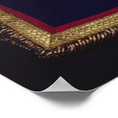 Masonic Regalia van de Orde van Turijn Poster (Hoek)