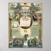 Masonic Register 1876 Poster (Voorkant)
