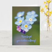 Masonic Remembrance Day beroemd gemaakt door Wood  Kaart (Gele Bloem)