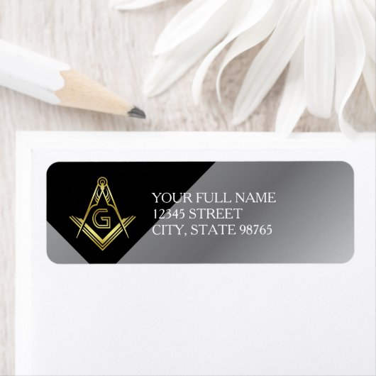Masonic Return Address Labels (Insitu)