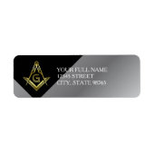 Masonic Return Address Labels (Voorkant)