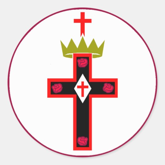 Masonic Rosicrucian Society Sticker (Voorkant)