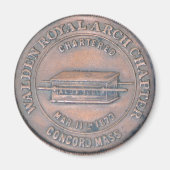 Masonic Royal Arch Penny Magnet (Voorkant)