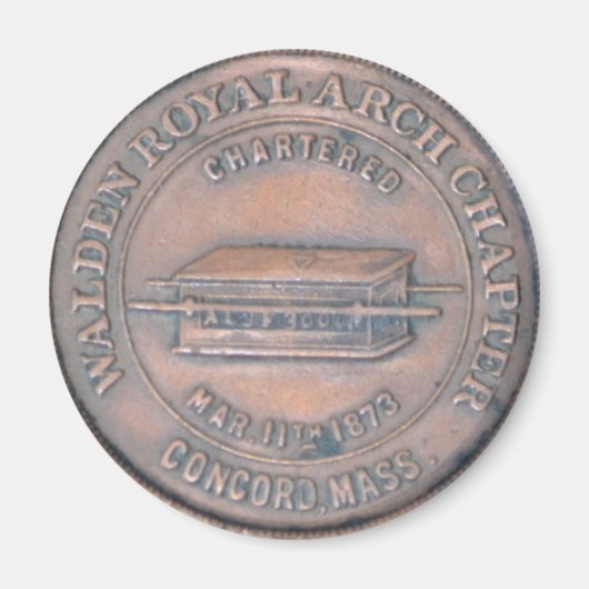 Masonic Royal Arch Penny Magnet (Voorkant)