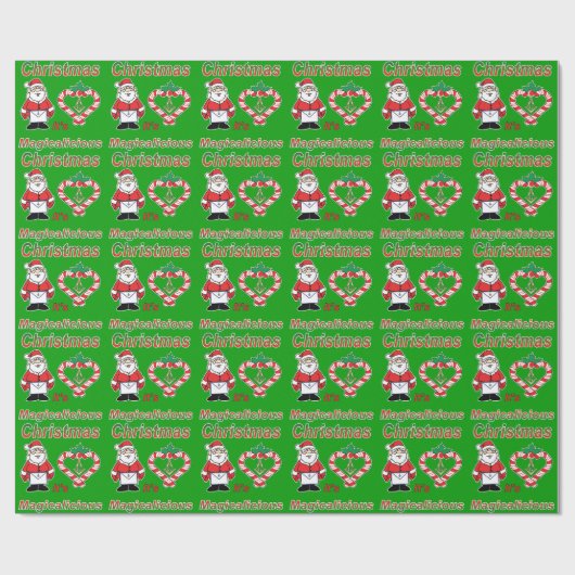 Masonic Santa Cadeaupapier (Vlak)