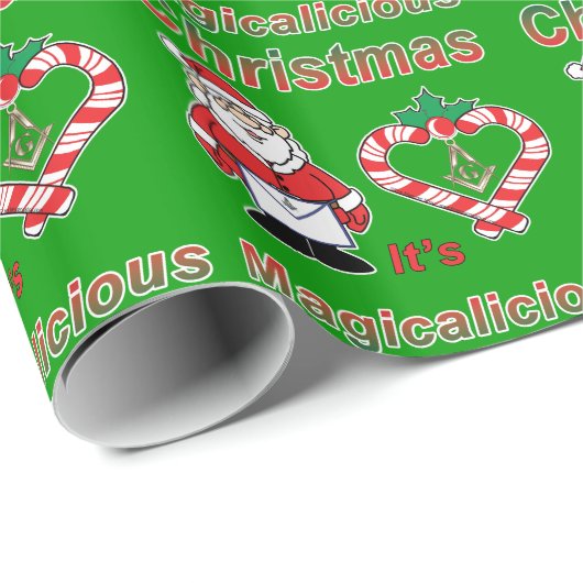 Masonic Santa Cadeaupapier (Rol Hoek)