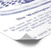 Masonic Schort van George Washington Poster (Hoek)