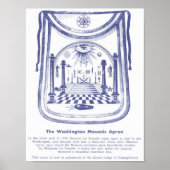 Masonic Schort van George Washington Poster (Voorkant)
