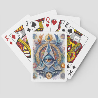 Masonic Set van Poker Cards Pokerkaarten
