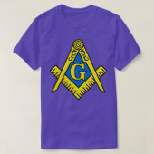 Masonic Shirt Square Compass Embleem (Design voorkant)