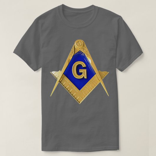Masonic Shirt Square Compass Freemason Lodge Shirt (Design voorkant)