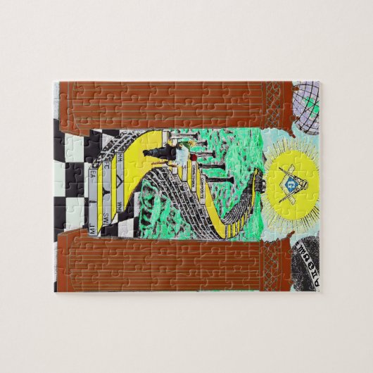 Masonic Shriner Puzzle Legpuzzel (Horizontaal)