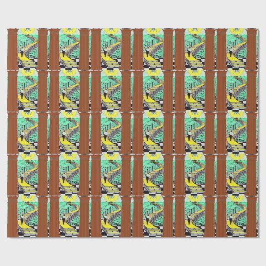 Masonic Shriner wrapment paper Cadeaupapier (Vlak)