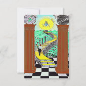 Masonic Shriners Invitation Kaart (Voorkant)