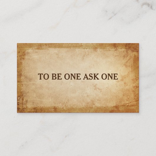 Masonic-sjabloon voor visitekaartjes | rustiek per (Achterkant)