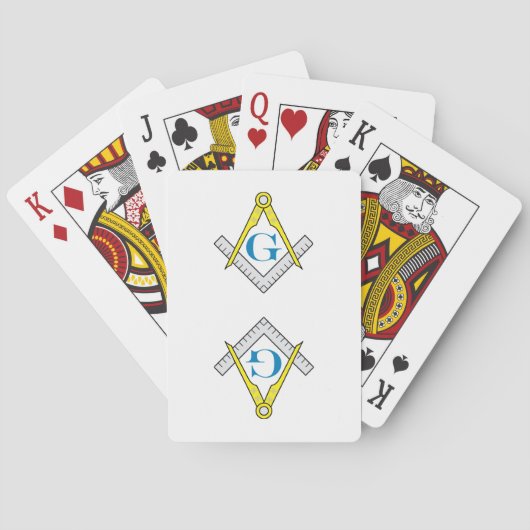 Masonic-speelkaarten Pokerkaarten (Achterkant)