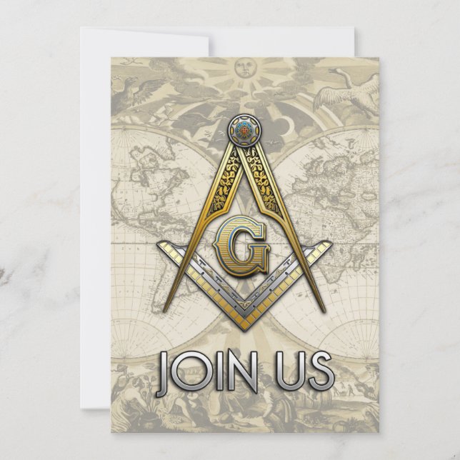 Masonic Square and Compass (Voorkant)