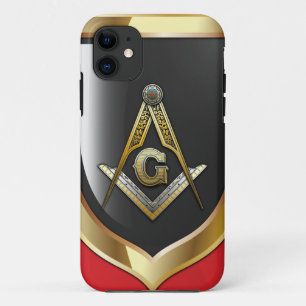 Masonic Square and Compass iPhone 11 Hoesje