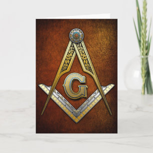 Masonic Square and Compass Kaart