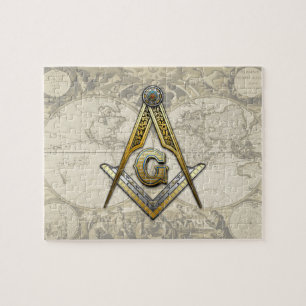 Masonic Square and Compass Legpuzzel