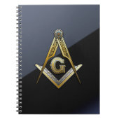 Masonic Square and Compass Notitieboek (Voorkant)