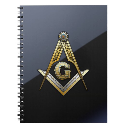 Masonic Square and Compass Notitieboek (Voorkant)