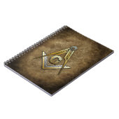 Masonic Square and Compass Notitieboek (Linkerzijde)