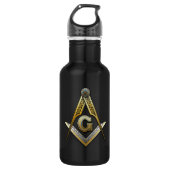 Masonic Square and Compass Waterfles (Voorkant)