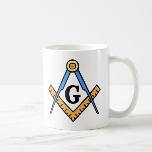 Masonic Square & Compass Koffiemok (Rechts)