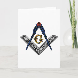 Masonic Square en Compass Kaart