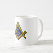 Masonic Square en Compass Koffiemok (Voorkant rechts)