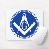Masonic Square en Compass Muismat (Met muis)