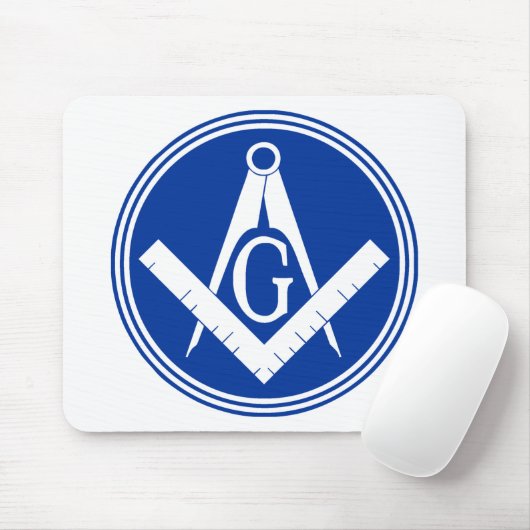 Masonic Square en Compass Muismat (Met muis)