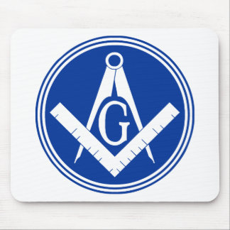 Masonic Square en Compass Muismat