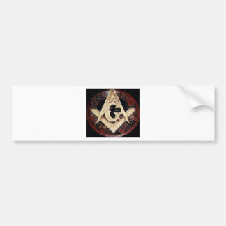 Masonic Square en Compass-werktuigen Bumpersticker