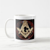 Masonic Square en Compass-werktuigen Koffiemok (Links)