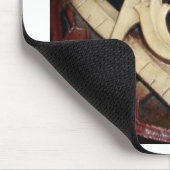 Masonic Square en Compass-werktuigen Muismat (Hoek)