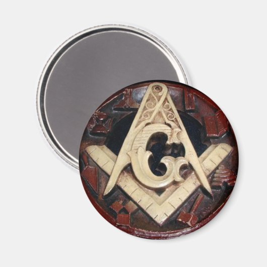 Masonic Squre & Kompassen knop Magneet (Voorkant / Achterkant)