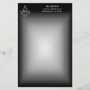 Masonic Stationery Briefpapier