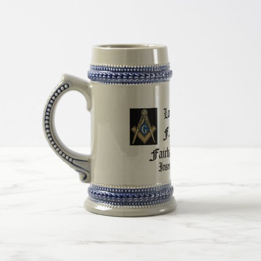 Masonic Stein Bierpul (Links)