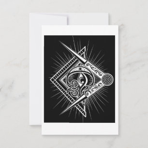 Masonic stijl Briefkaart