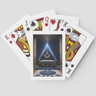 Masonic Style Set van Poker Cards Pokerkaarten