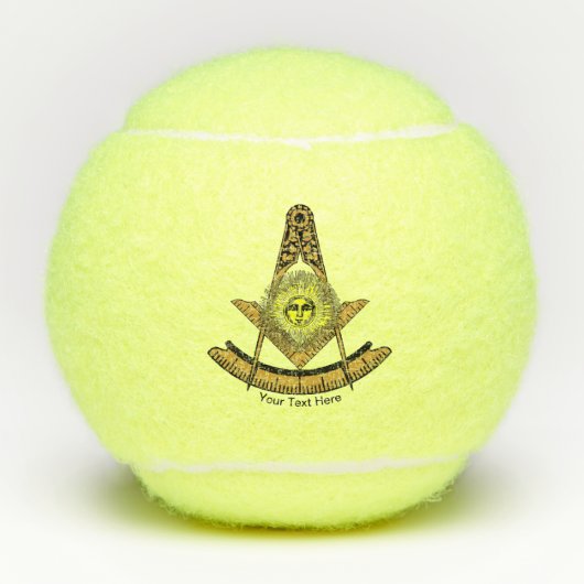 Masonic Sun Tennisballen (Voorkant)