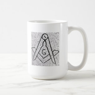 Masonic Symbol Koffiemok