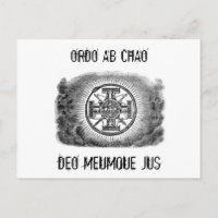 Masonic symbolen ORDO AB CHAO