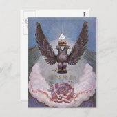 Masonic Symbolism Briefkaart (Voorkant / Achterkant)