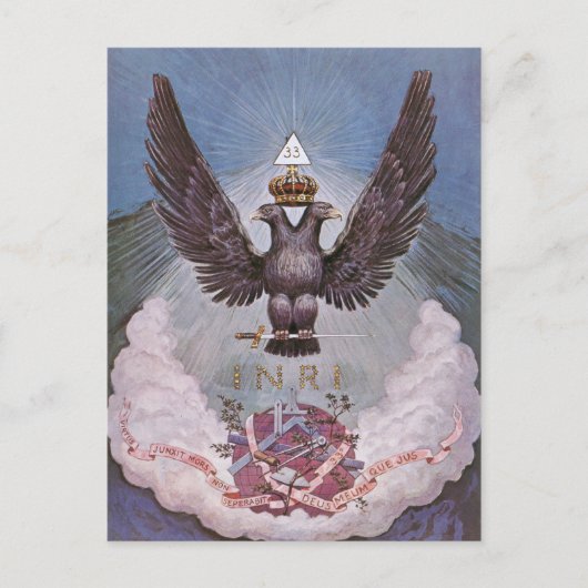 Masonic Symbolism Briefkaart (Voorkant)