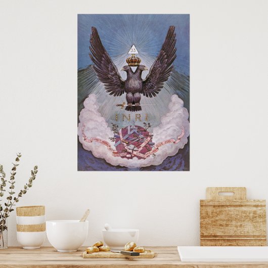 Masonic Symbolisme Poster (Keuken)