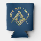 Masonic-symbool Blikjeskoeler (Voorkant)